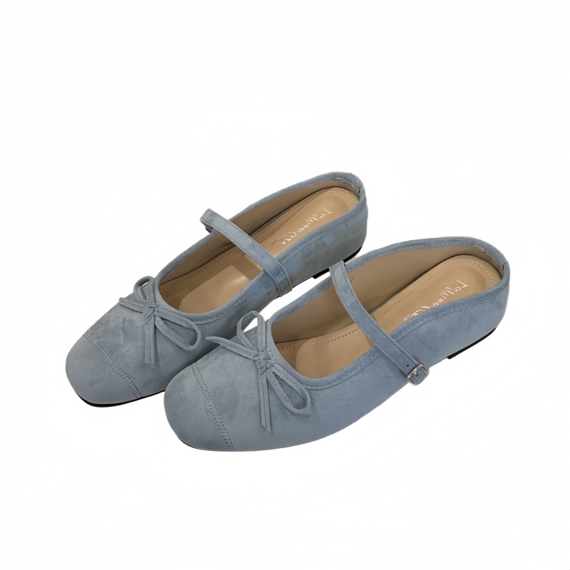 2026 Korean Style Summer New Women's Backless Slippers with Hidden Heel, Bow Decor, Round Toe, Casual Flat Shoes - Image 5